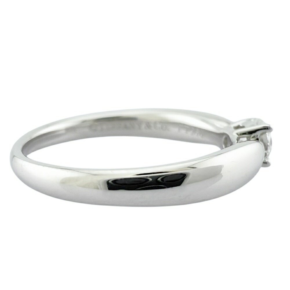 TIFFANY Harmony 0.18ct Diamond Engagement Ring Platinum Band (US Size 4) - Picture 6 of 8